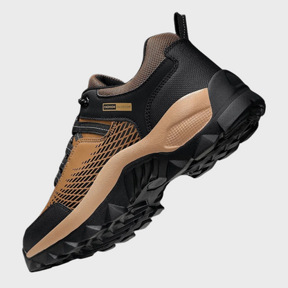Men's Hiking Shoes - Breathable Mesh - Shock-Absorbing Sole - Non-Slip and Durable