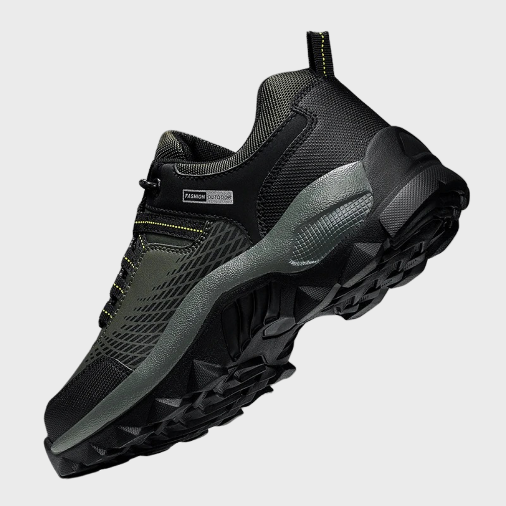 Men's Hiking Shoes - Breathable Mesh - Shock-Absorbing Sole - Non-Slip and Durable