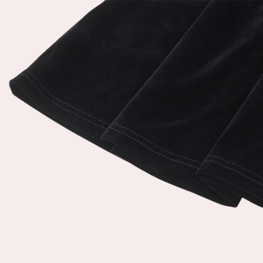 Women's Mini Dress - Strapless Velvet - Slim Fit - Elegant Party Dress