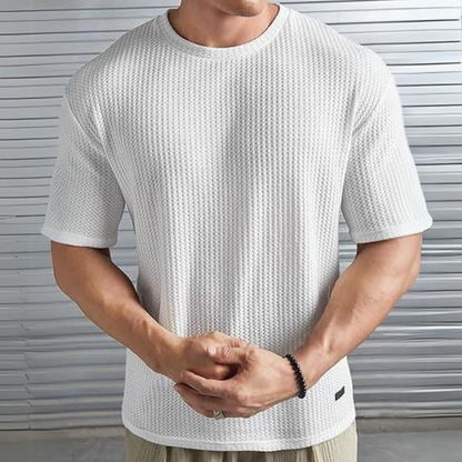 Men's T-shirt – Soft Knit – Relaxed Fit – Short Sleeve Minimalist Design