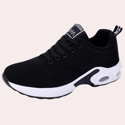 Women's Sneakers - Breathable Mesh - Shock Absorbing Sole - Non-Slip Comfort