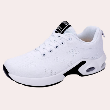 Women's Sneakers - Breathable Mesh - Shock Absorbing Sole - Non-Slip Comfort