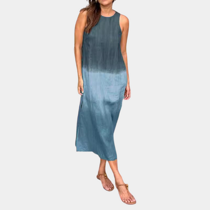 Women's Maxi Dress - Sleeveless - Round Neck - Light and Airy - Elegant and Comfortable
