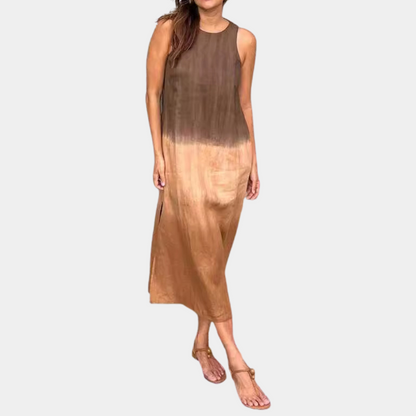 Women's Maxi Dress - Sleeveless - Round Neck - Light and Airy - Elegant and Comfortable