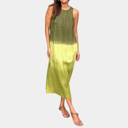 Women's Maxi Dress - Sleeveless - Round Neck - Light and Airy - Elegant and Comfortable
