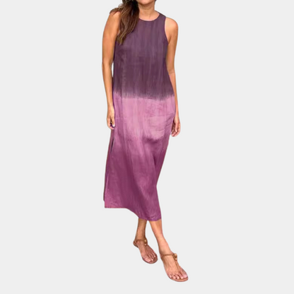 Women's Maxi Dress - Sleeveless - Round Neck - Light and Airy - Elegant and Comfortable