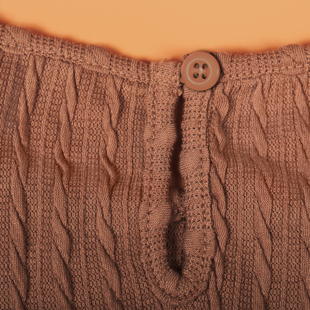 Women's Knitted Dress - Soft Ribbed - Long Sleeves - Waist Belt - Mini Length