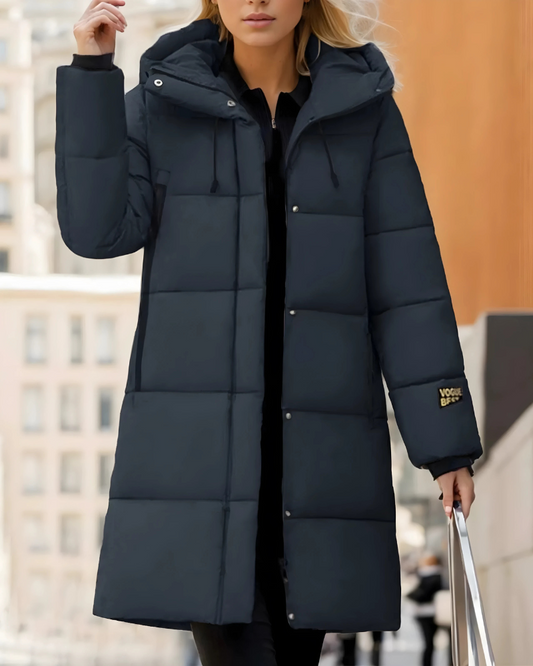 Women’s Puffer Coat - Insulated - Oversized Fit - Hooded - Maxi Length