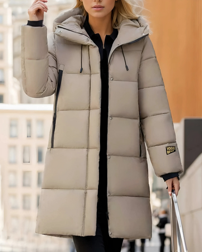 Women’s Puffer Coat - Insulated - Oversized Fit - Hooded - Maxi Length