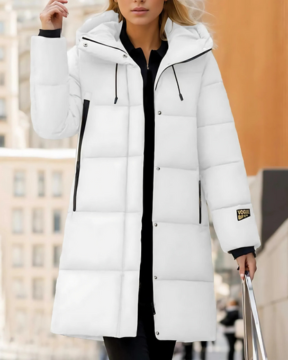 Women’s Puffer Coat - Insulated - Oversized Fit - Hooded - Maxi Length