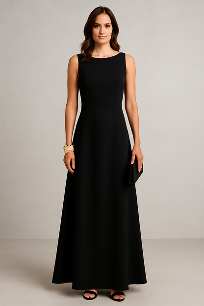 Women's Dress – Sleeveless Midi Length – Relaxed Fit – Soft Breathable Comfort