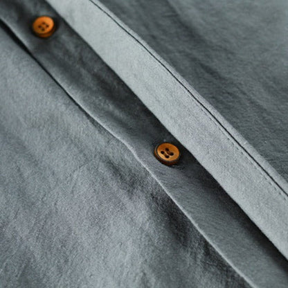 Herreskjorte - Slim Fit - Ståkrave - Langærmet - Stilfuld og Åndbar