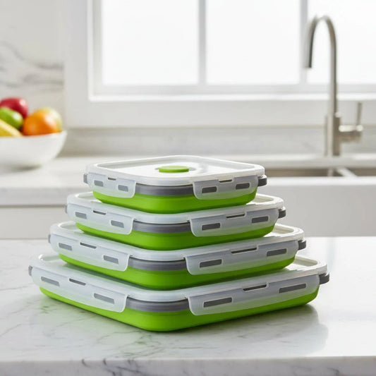 Collapsible Silicone Food Storage Container
