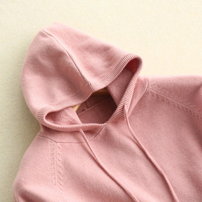 Isla Relaxed Fit Hoodie | Drawstring Hood Ribbed Cuffs Hoodie