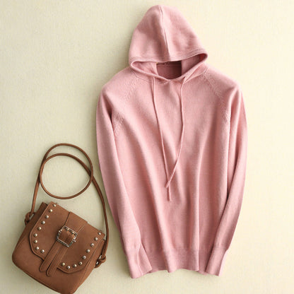 Isla Relaxed Fit Hoodie | Drawstring Hood Ribbed Cuffs Hoodie