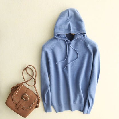 Isla Relaxed Fit Hoodie | Drawstring Hood Ribbed Cuffs Hoodie