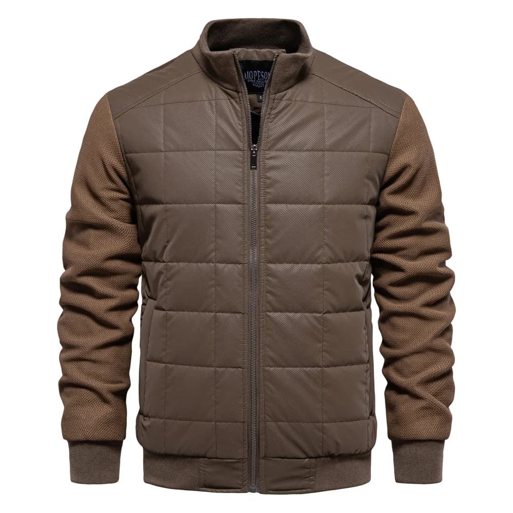 Herre Bomber Jakke - Quiltet Design - Ribkrave & Manchetter - Komfortabel Pasform