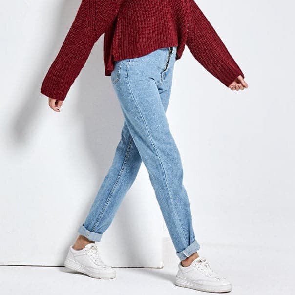 Hélène - Trendy jeans med høj talje