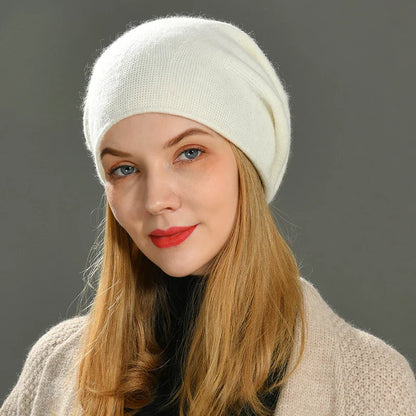 Isla Wool-Blend Slouchy Fit Beanie | Casual Slouchy Beanie
