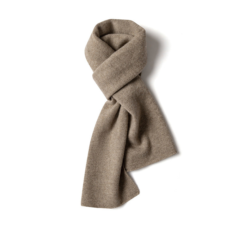 Isla Wool-Blend Soft Knit Scarf | Solid Neck Coverage Scarf