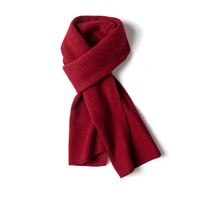 Isla Wool-Blend Soft Knit Scarf | Solid Neck Coverage Scarf