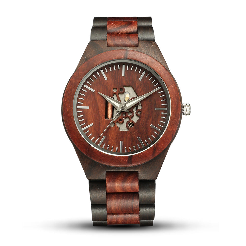 Harry Wood Skeleton Watch | Skeleton Dial Link Bracelet Watch