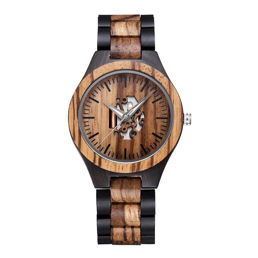 Harry Wood Skeleton Watch | Skeleton Dial Link Bracelet Watch