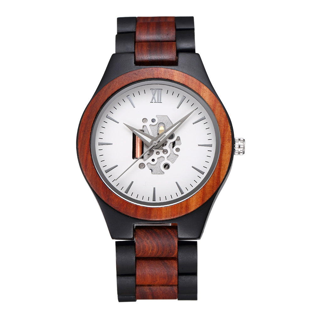 Harry Wood Skeleton Watch | Skeleton Dial Link Bracelet Watch