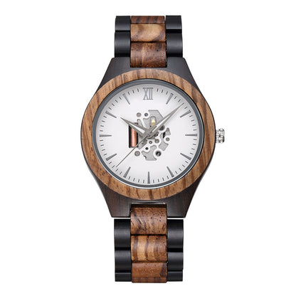Harry Wood Skeleton Watch | Skeleton Dial Link Bracelet Watch