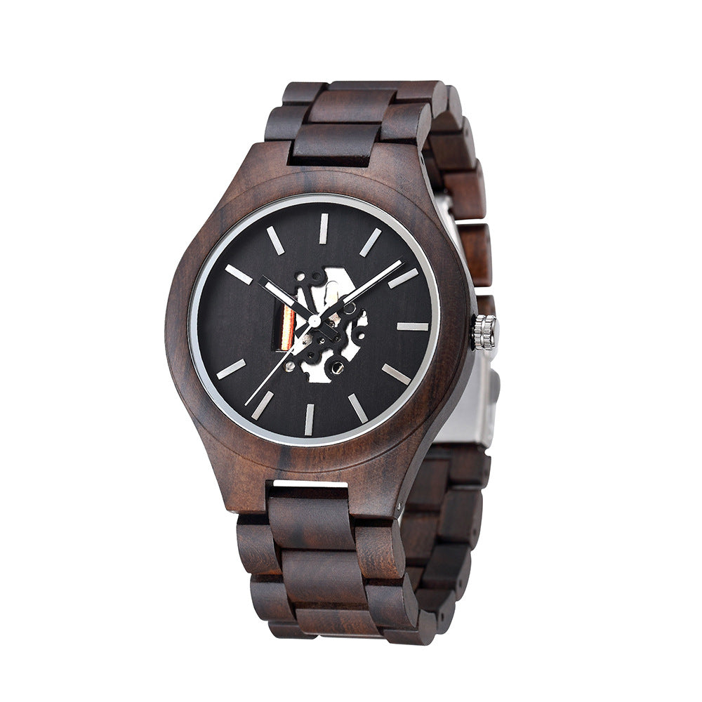 Harry Wood Skeleton Watch | Skeleton Dial Link Bracelet Watch