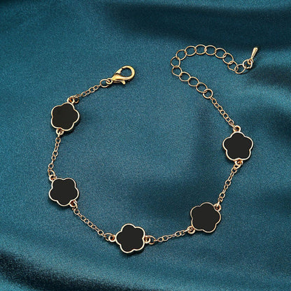 Sienna 3-Piece Jewelry Set | Necklace, Earrings & Bracelet with Flower Charms