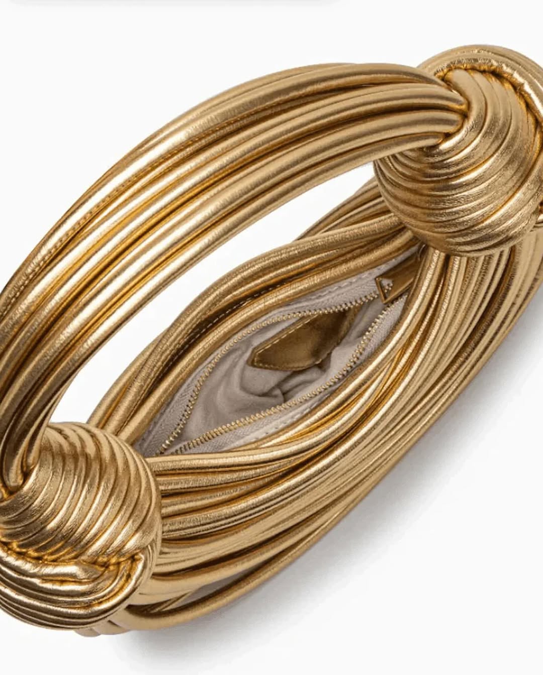 Isla Structured Handbag | Knot Detail Tubular Handbag