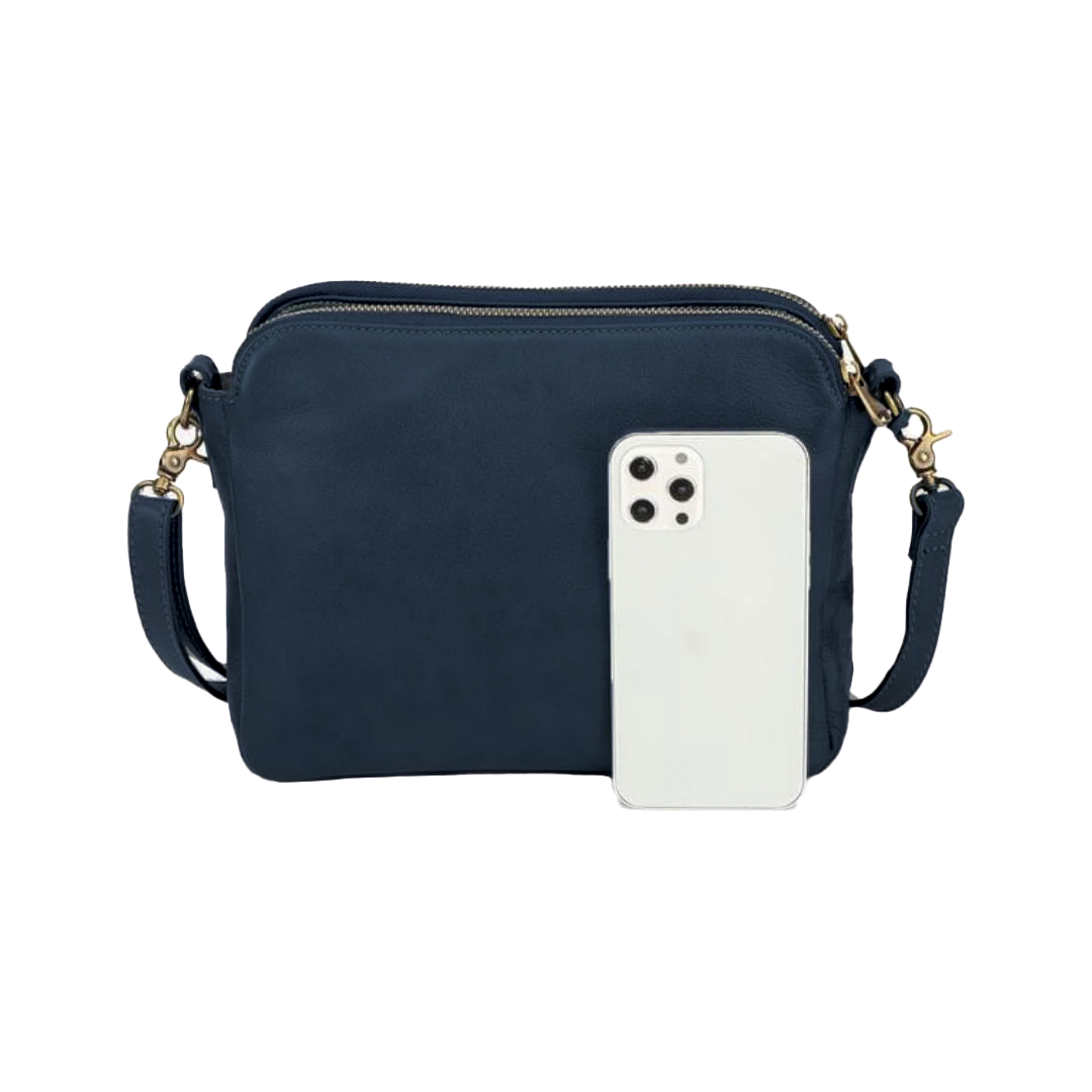 Isla Crossbody Bag | Zipper Closure Adjustable Strap Bag