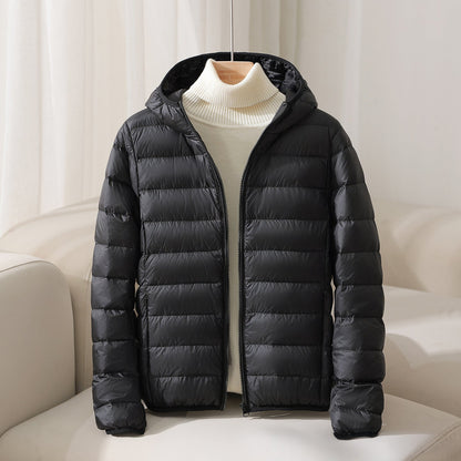Scarlett Quilted Hooded Jacket | Casual Solid Hip-Length Jacket