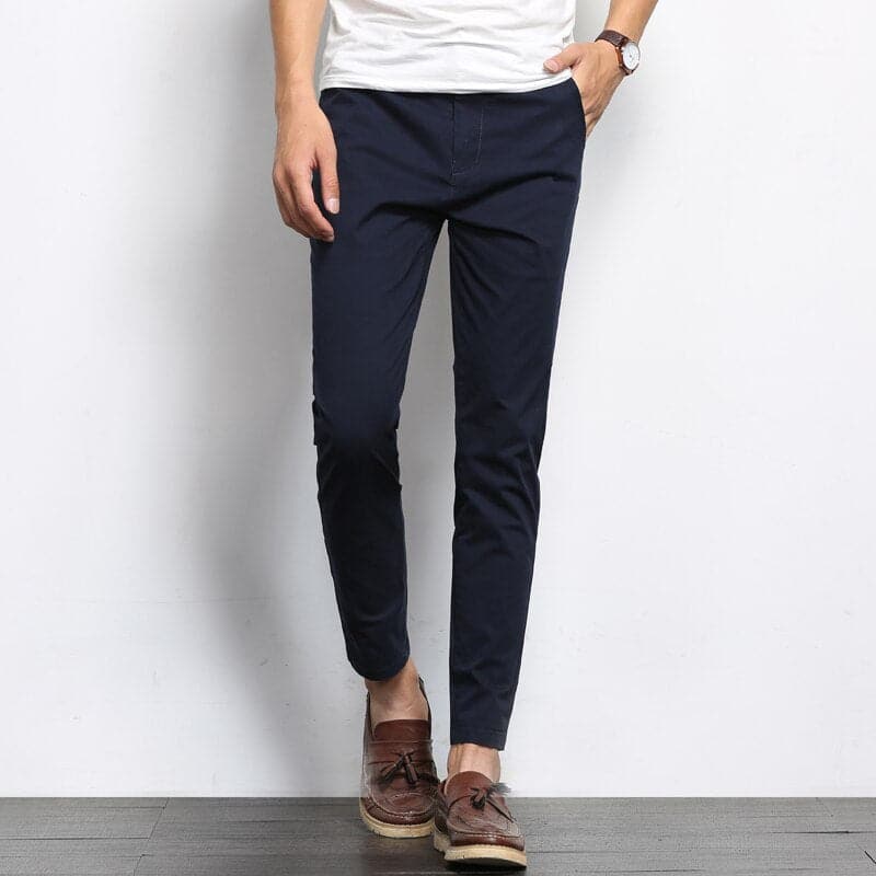 Mads - Moderne chinos med stretch-materiale