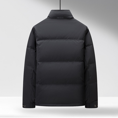 Men’s Jacket - Insulated - Regular Fit - Stand Collar - Full Zip Closure