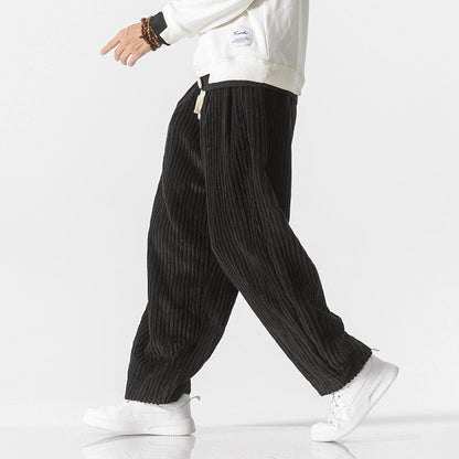 Oliver Relaxed Fit Pants | Elastic Waist Drawstring Waist Pants