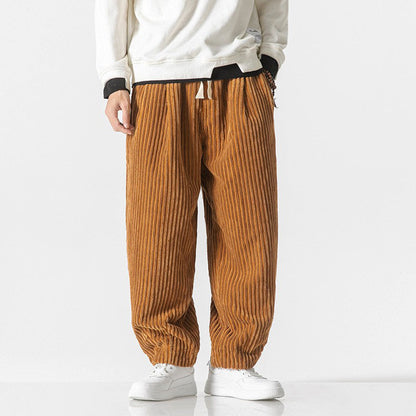 Oliver Relaxed Fit Pants | Elastic Waist Drawstring Waist Pants