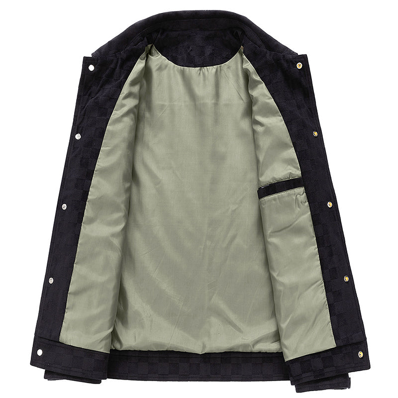 Theodore Relaxed Fit Shirt Jacket | Collared Hip-Length Shirt Jacket