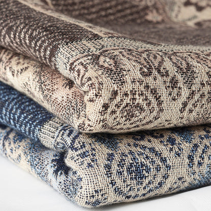 Noah Woven Scarf | Elegant Jacquard Patterned Scarf