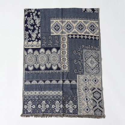 Noah Woven Scarf | Elegant Jacquard Patterned Scarf