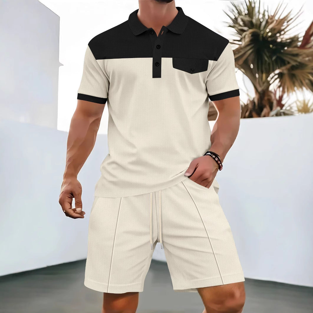 Men's polo shirt – Regular fit – Soft and breathable cotton – Short-sleeved with chest pocket