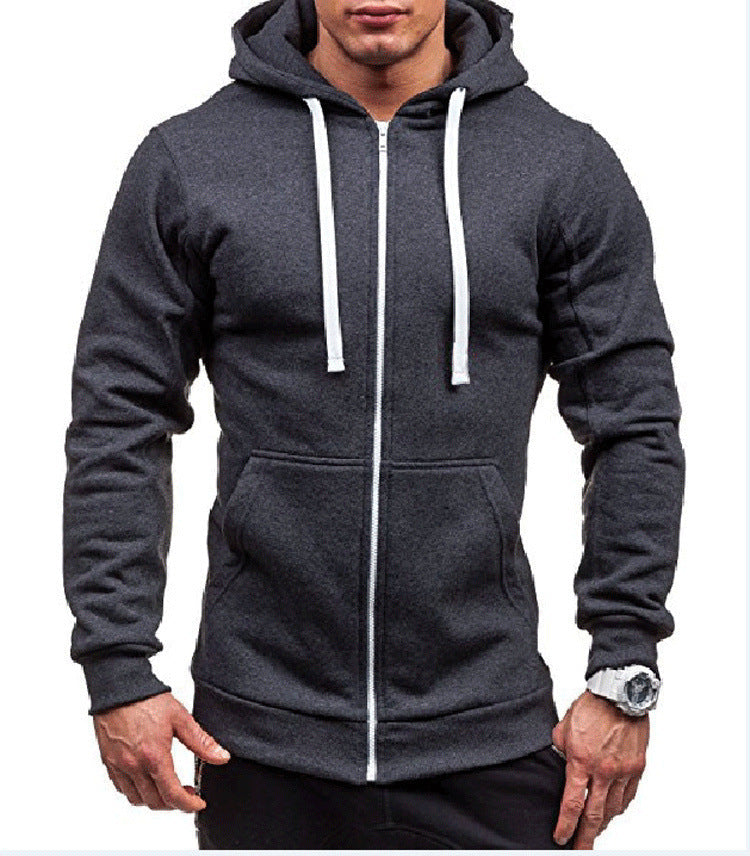 Men's Hoodie Jacket – Regular Fit – Breathable – Zipper – Casual Style