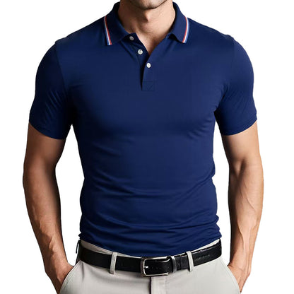 Unisex polo shirt – slim fit – let og åndbar – klassisk krave – kort ærme
