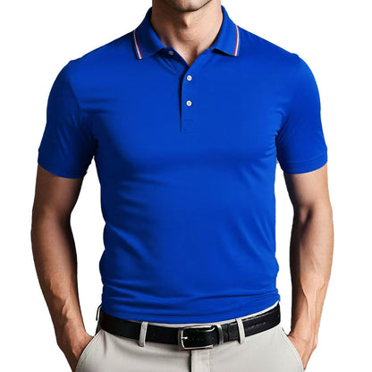 Unisex polo shirt – slim fit – let og åndbar – klassisk krave – kort ærme