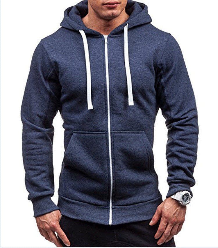 Men's Hoodie Jacket – Regular Fit – Breathable – Zipper – Casual Style