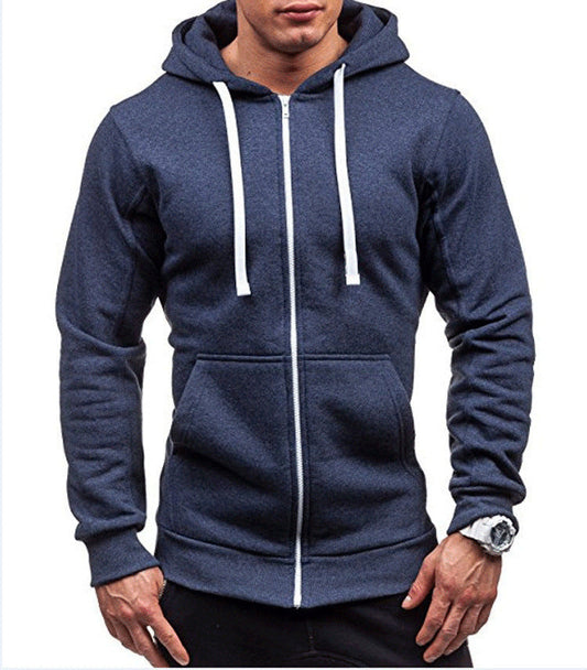 Men's Hoodie Jacket – Regular Fit – Breathable – Zipper – Casual Style