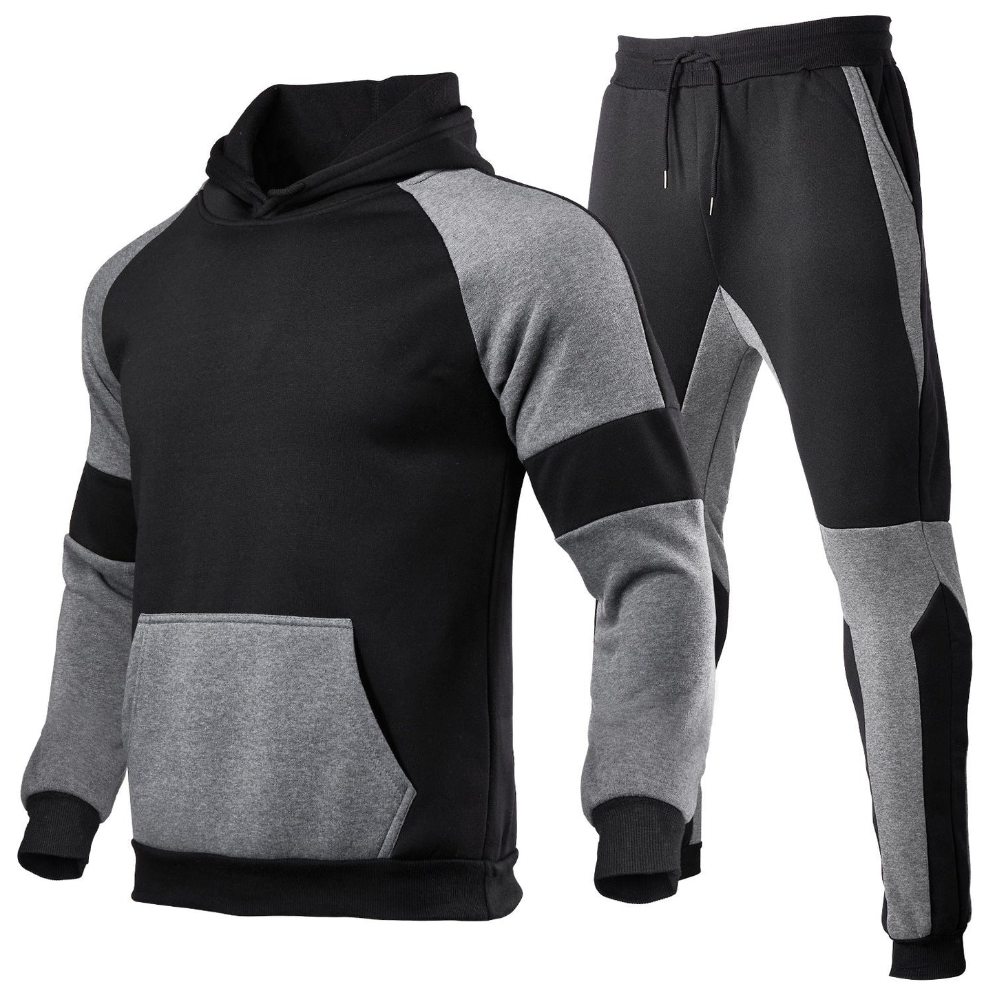 Men`s jogging set – relaxed fit – breathable cotton blend – sporty design
