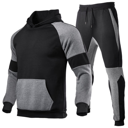 Men`s jogging set – relaxed fit – breathable cotton blend – sporty design