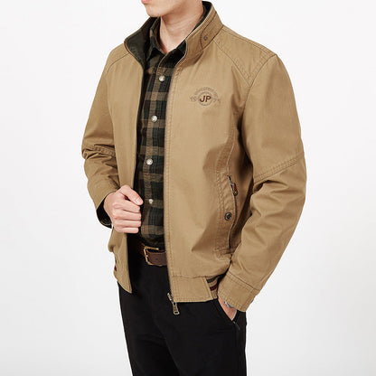 Men's Jacket – Reversible – Standard Fit – Breathable Design – Zipper Closure